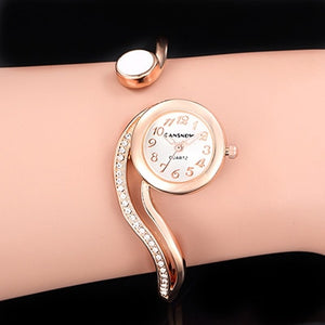 Women's Bracelet Watches 2019 New Design Luxury Rose Gold Ladies Girls Watch  Stainless Steel Analog Quartz Clock