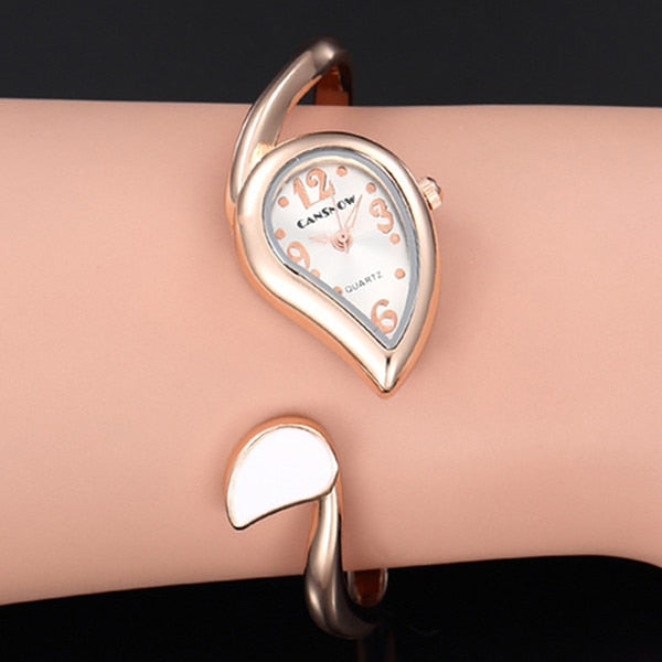 Women's Bracelet Watches 2019 New Design Luxury Rose Gold Ladies Girls Watch  Stainless Steel Analog Quartz Clock