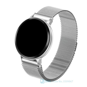 Stainless Steel Smart Watch Women Men Smartwatch For Android IOS Electronics Smart Clock Fitness Tracker Top Luxury Smart-watch