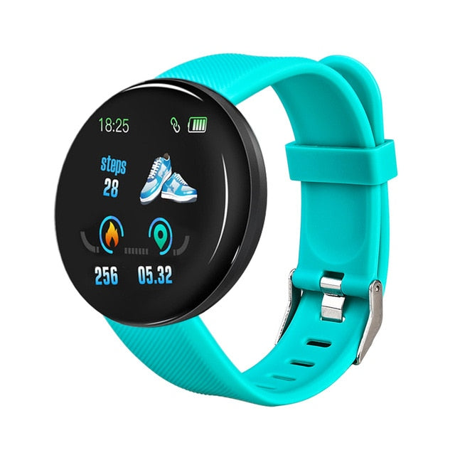 D18 Smart Watch Men Heart Rate Bluetooth Smartwatch Blood Pressure Round Fitness Sleep Tracker Smart Watch Women For Android IOS