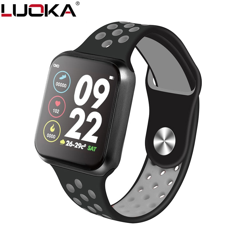 LUOKA F9 smart watches watch IP67 Waterproof 15 days long standby Heart rate Blood pressure Smartwatch Support IOS Android