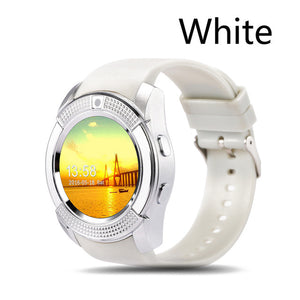 V8 SmartWatch Bluetooth Smartwatch Touch Screen Wrist Watch with Camera/SIM Card Slot, Waterproof Smart Watch DZ09 X6 VS M2 A1