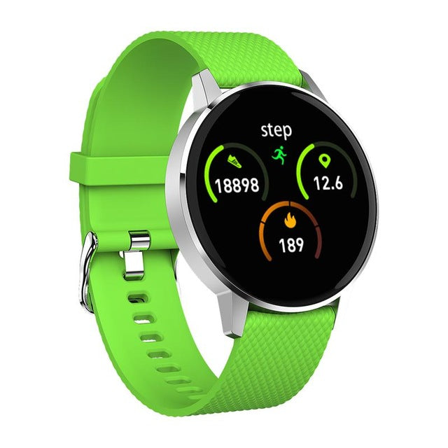 T4 Smart Watch Women Pink Bluetooth Tempered glass Fitness Bracelet IP68 Waterproof Heart Rate Monitor Sport Smartwatch Men