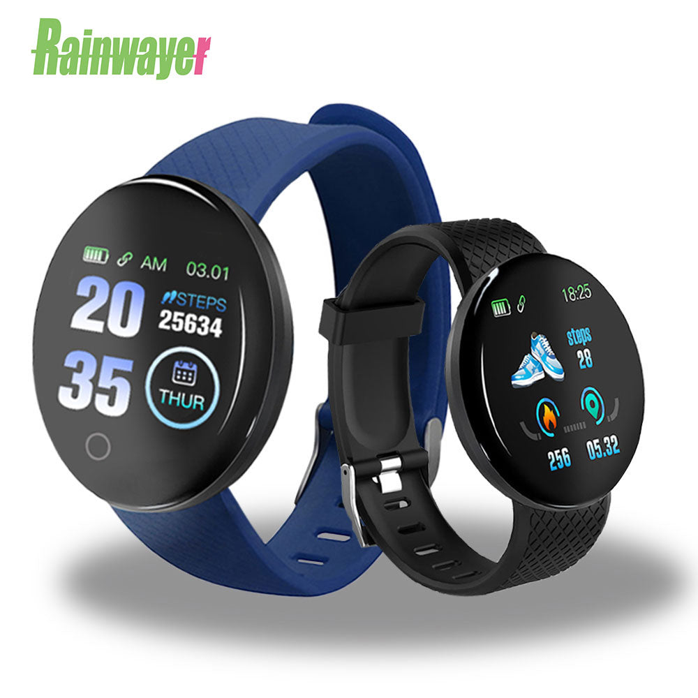 D18 Smart Watch Men Heart Rate Bluetooth Smartwatch Blood Pressure Round Fitness Sleep Tracker Smart Watch Women For Android IOS